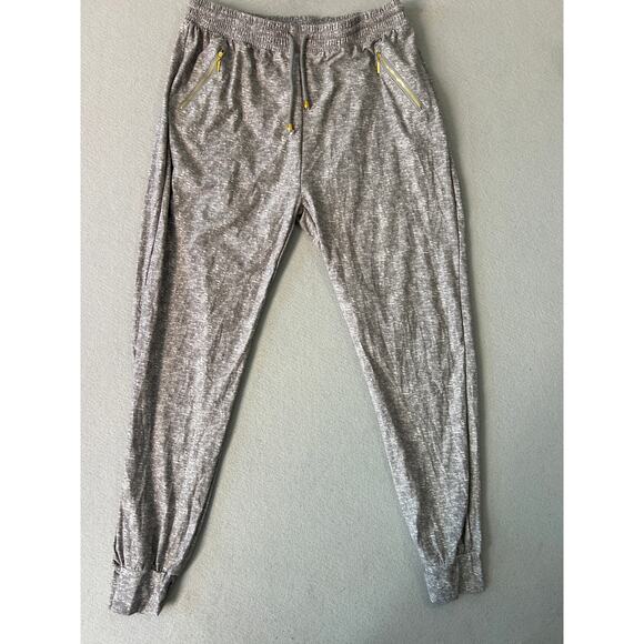 BAE CITY Joggers Women’s 2X Gray Gold Accent Soft Stretch Lounge - Picture 1 of 4